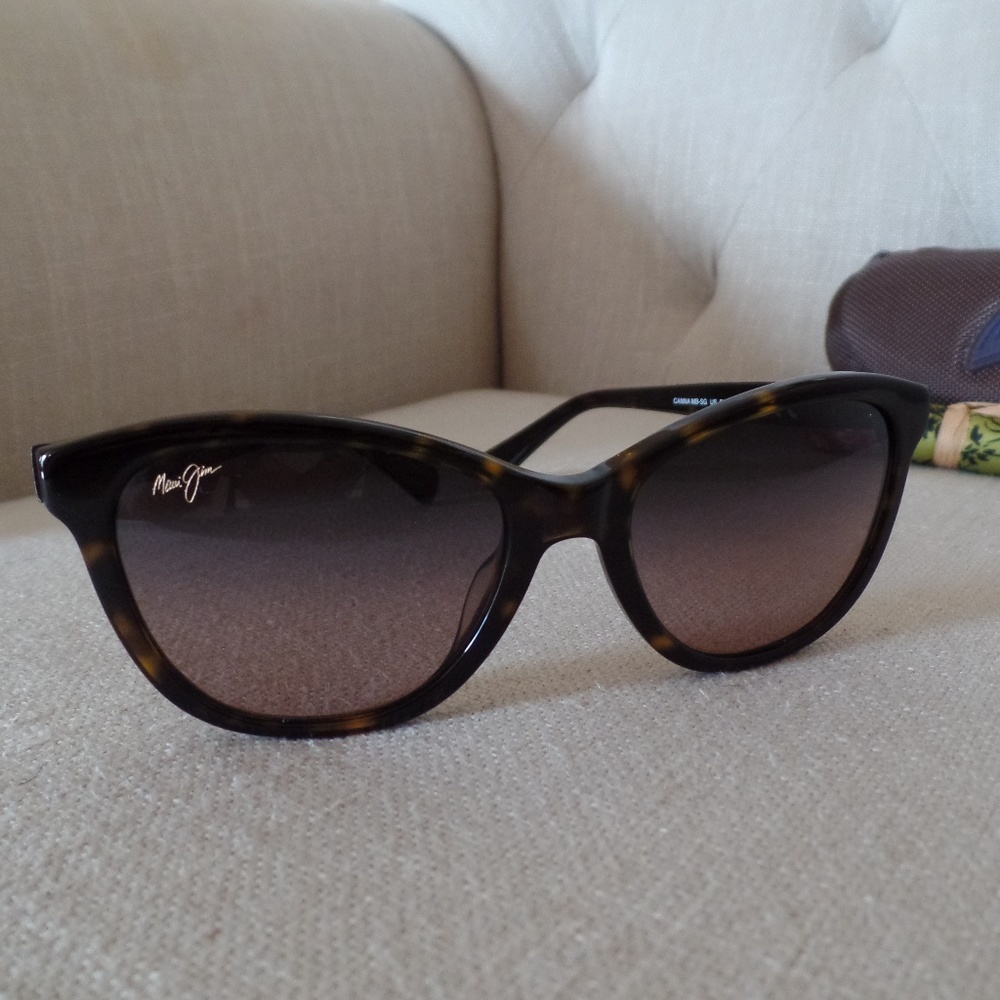 Maui Jim Canna Cat-Eye Dark Tortoise Perfect NWOT